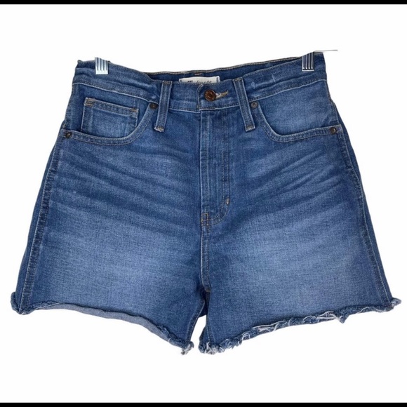 Madewell The Perfect Jean Short High Waist Cutoff - Picture 1 of 6